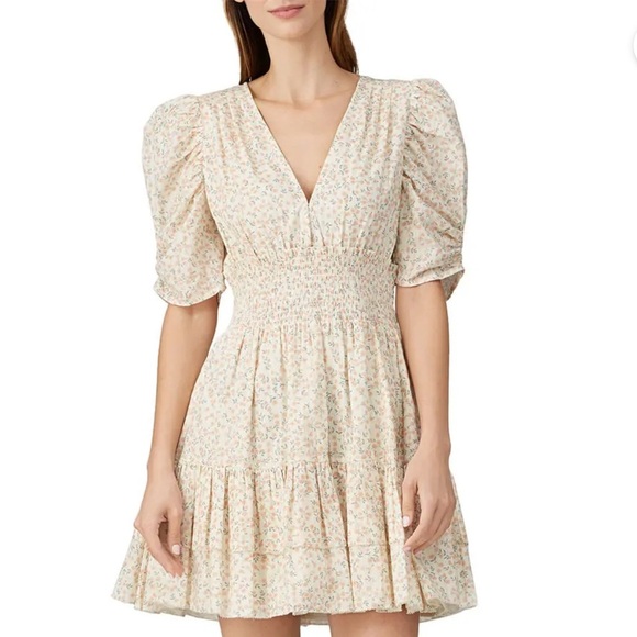 Cleobella Sadie Mini Dress in Ditzy Floral. Size Large. - Picture 2 of 9